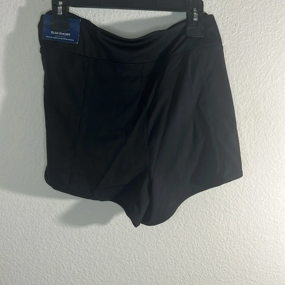 XL REEBOK women’s Bravo Vector Short Black Inside Pocket athletic Shorts